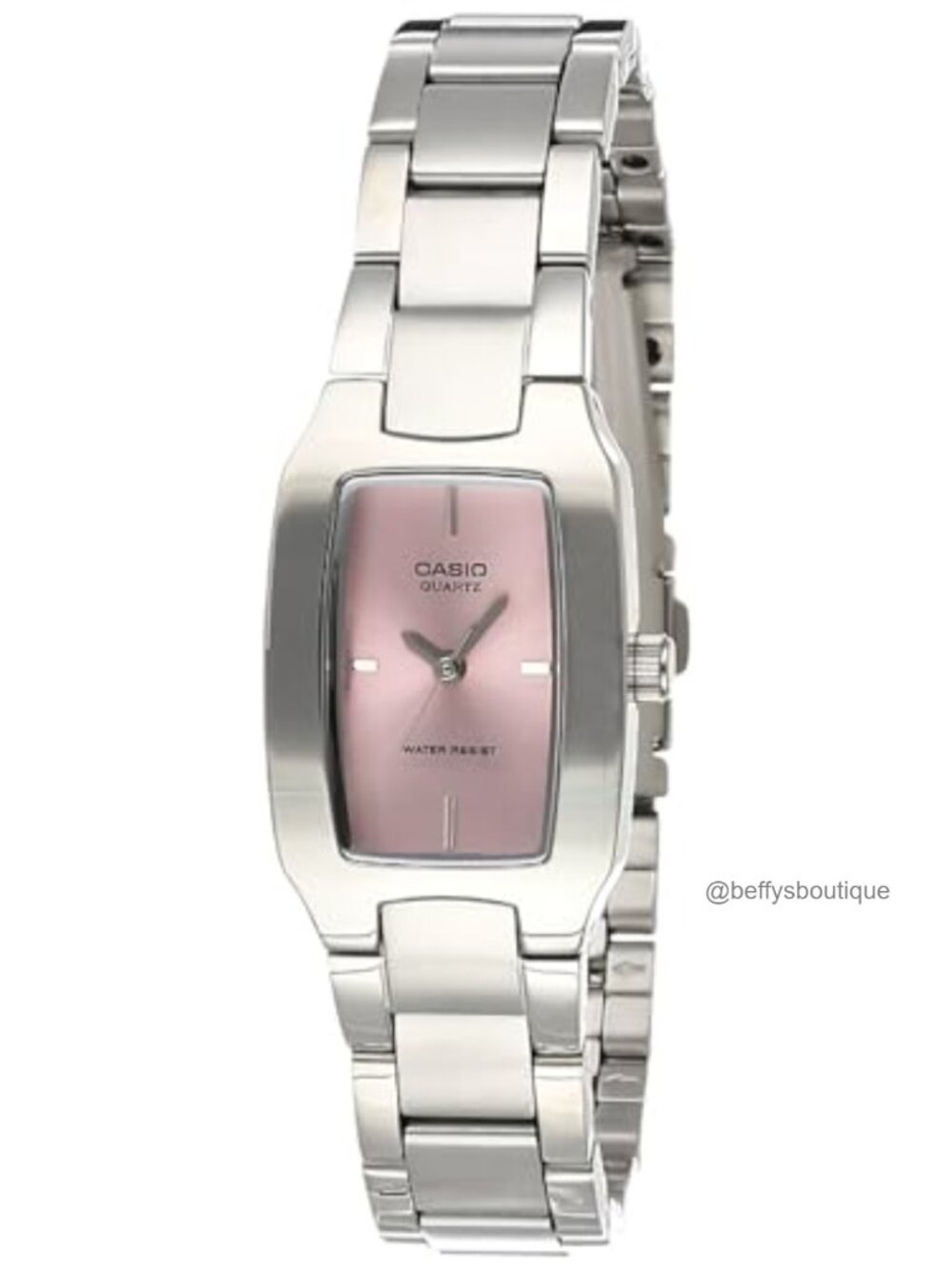Casio Enticer Ladies Analog Watch Stainless Steel Rectangle